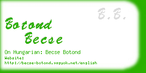 botond becse business card